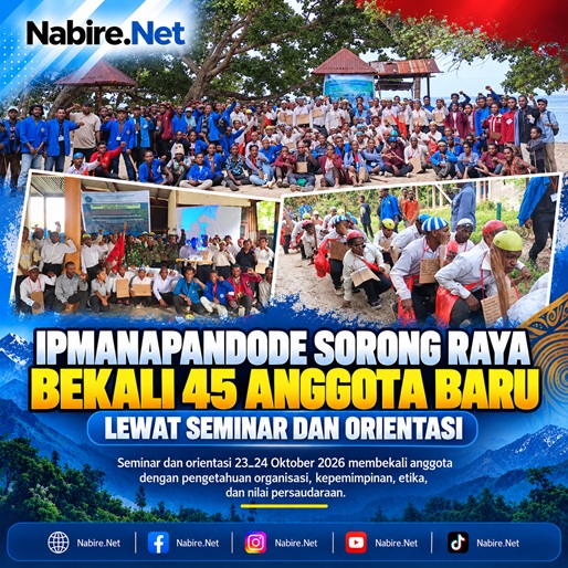 (IPMANAPANDODE Sorong Raya Bekali 45 Anggota Baru Lewat Seminar dan Orientasi)