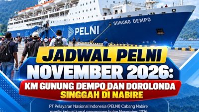 (Jadwal PELNI November 2026: KM Gunung Dempo dan Dorolonda Singgah di Nabire)