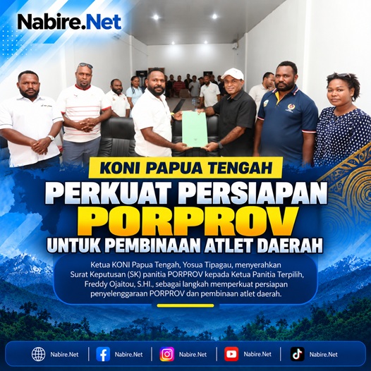 (KONI Papua Tengah Perkuat Persiapan PORPROV untuk Pembinaan Atlet Daerah)