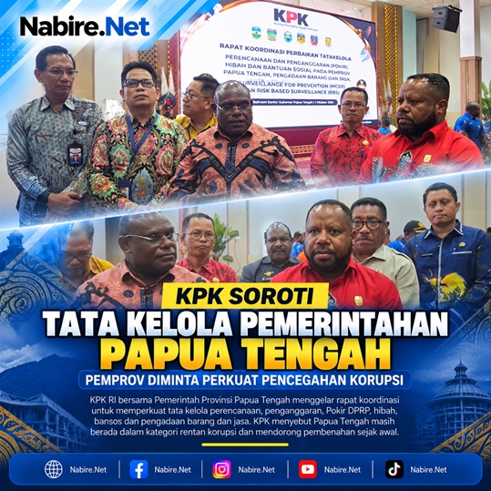 (KPK Dampingi Pemprov Papua Tengah Benahi Tata Kelola Anggaran dan Pengadaan)