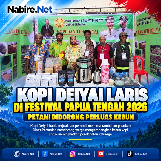 (Kopi Deiyai Laris di Festival Papua Tengah 2026, Petani Didorong Perluas Kebun)