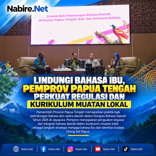 (Lindungi Bahasa Ibu, Pemprov Papua Tengah Perkuat Regulasi dan Kurikulum Muatan Lokal)