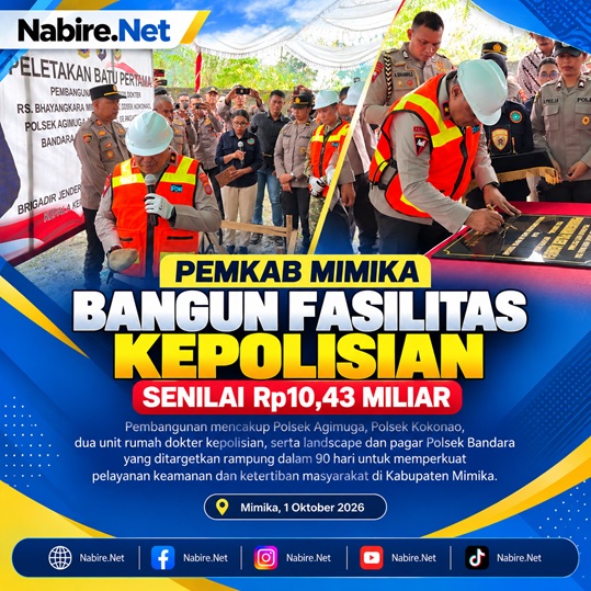 (Pemkab Mimika Bangun Fasilitas Kepolisian Senilai Rp10,43 Miliar, Ditarget Rampung 90 Hari)