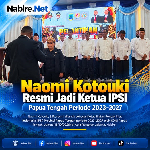(Naomi Kotouki Resmi Jadi Ketua IPSI Papua Tengah Periode 2023–2027)