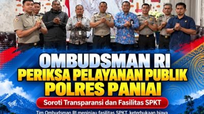 (Ombudsman RI Periksa Pelayanan Publik Polres Paniai, Soroti Transparansi dan Fasilitas SPKT)