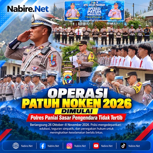 (Operasi Patuh Noken 2026 Dimulai, Polres Paniai Sasar Pengendara Tidak Tertib)