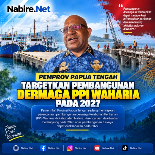 (Pemprov Papua Tengah Targetkan Pembangunan Dermaga PPI Waharia pada 2027)