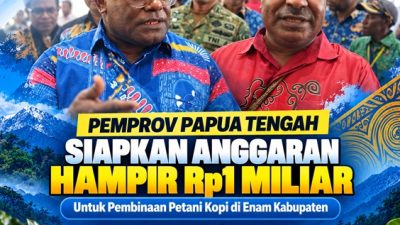 (Pemprov Papua Tengah Siapkan Anggaran Hampir Rp1 Miliar untuk Pembinaan Petani Kopi)