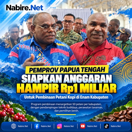 (Pemprov Papua Tengah Siapkan Anggaran Hampir Rp1 Miliar untuk Pembinaan Petani Kopi)