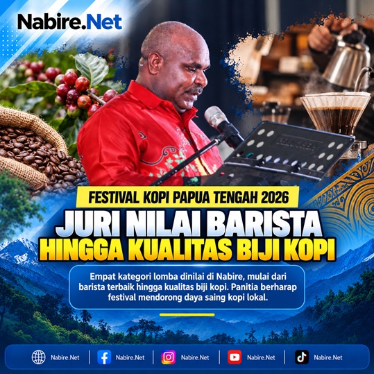 (Festival Kopi Papua Tengah 2026, Juri Nilai Barista hingga Kualitas Biji Kopi)