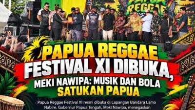 (Papua Reggae Festival XI Dibuka, Meki Nawipa: Musik dan Bola Satukan Papua)