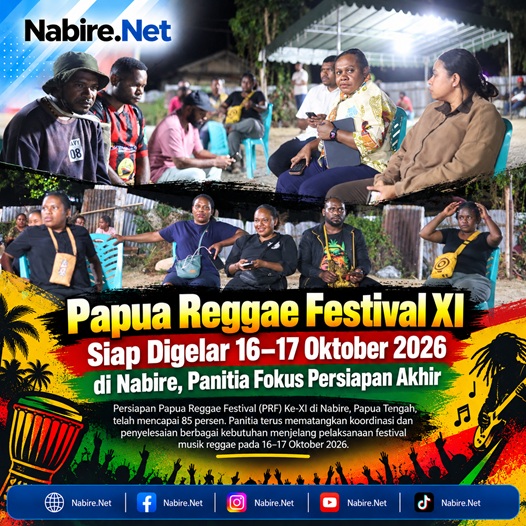 (Papua Reggae Festival XI Siap Digelar 16–17 Oktober 2026 di Nabire, Panitia Fokus Persiapan Akhir)
