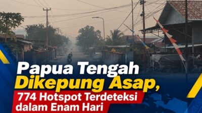 (Papua Tengah Dikepung Asap, 774 Hotspot Terdeteksi dalam Enam Hari)