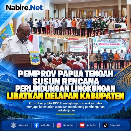 (Pemprov Papua Tengah Susun Rencana Perlindungan Lingkungan, Libatkan Delapan Kabupaten)
