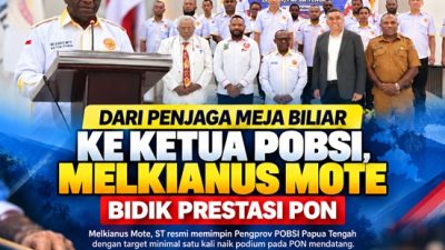 (Dari Penjaga Meja Biliar ke Ketua POBSI, Melkianus Mote Bidik Prestasi PON)