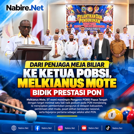(Dari Penjaga Meja Biliar ke Ketua POBSI, Melkianus Mote Bidik Prestasi PON)