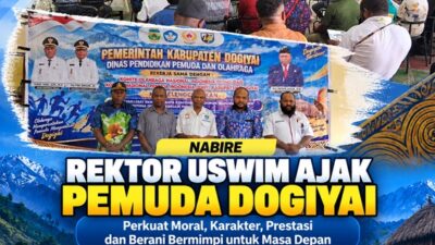 (Pemuda Dogiyai Didorong Jadi Pelaku Perubahan, Ini Pesan Rektor USWIM)
