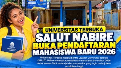 (Universitas Terbuka SALUT Nabire Buka Pendaftaran Mahasiswa Baru 2026)