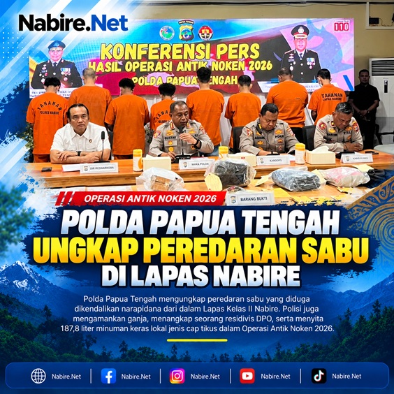 (Polda Papua Tengah Ungkap Peredaran Sabu di Lapas Nabire)