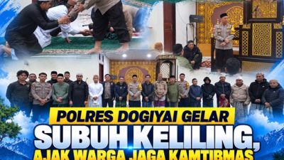 (Polres Dogiyai Gelar Subuh Keliling, Ajak Warga Jaga Kamtibmas)