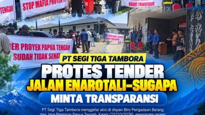 (PT Segi Tiga Tambora Protes Tender Jalan Enarotali–Sugapa, Minta Transparansi)