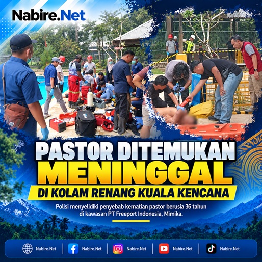 (Seorang Pastor Ditemukan Meninggal di Kolam Renang Kuala Kencana Mimika)