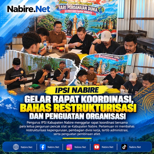 (IPSI Nabire Siapkan Restrukturisasi Kepengurusan, Fokus Perkuat Pembinaan Atlet)