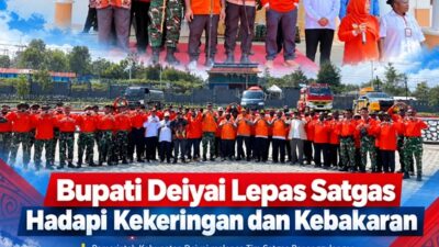 (Bupati Deiyai Lepas Satgas Hadapi Kekeringan dan Kebakaran)