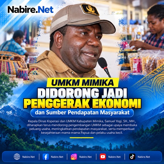 (UMKM Mimika Didorong Jadi Penggerak Ekonomi dan Sumber Pendapatan Masyarakat)
