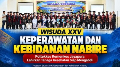 (Wisuda XXV Keperawatan dan Kebidanan Nabire, Lulusan Disiapkan Mengabdi di Papua Tengah)