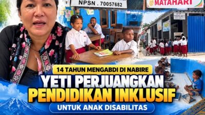 (14 Tahun Mengabdi di Nabire, Yeti Perjuangkan Pendidikan Gratis untuk Anak Disabilitas)