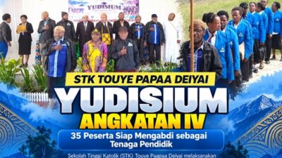 (STK Touye Paapaa Deiyai Yudisium 35 Peserta, Harapkan Dukungan Pemda dan Pemprov)