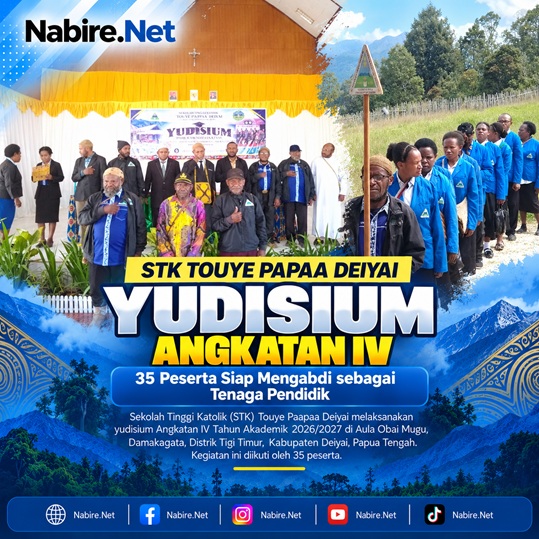 (STK Touye Paapaa Deiyai Yudisium 35 Peserta, Harapkan Dukungan Pemda dan Pemprov)