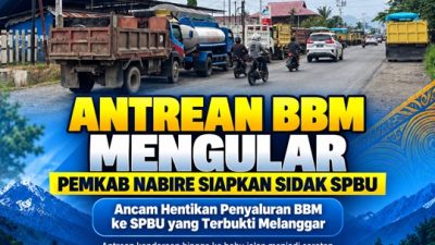 (Antrean BBM Mengular, Pemkab Nabire Siapkan Sidak SPBU dan Ancam Hentikan Penyaluran BBM)