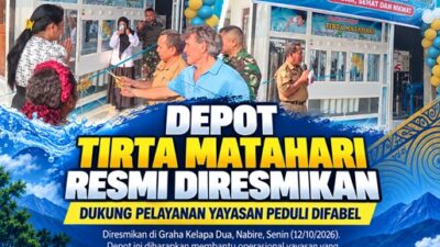 (Depot Air Minum Tirta Matahari Diresmikan, Dukung Pelayanan bagi Anak Berkebutuhan Khusus dan Warga Nabire)
