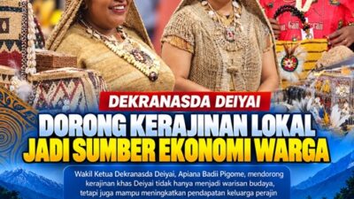 (Dekranasda Deiyai Dorong Kerajinan Lokal Jadi Sumber Ekonomi Warga)