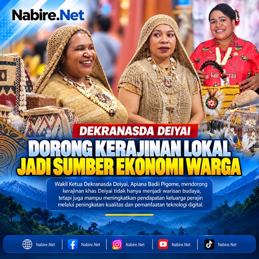(Dekranasda Deiyai Dorong Kerajinan Lokal Jadi Sumber Ekonomi Warga)