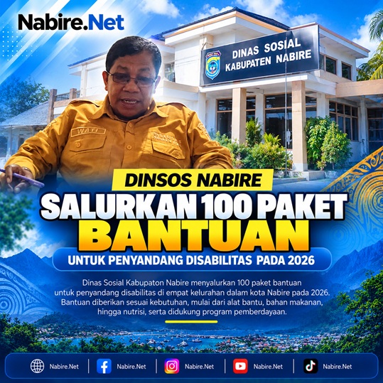 (Dinsos Nabire Salurkan 100 Paket Bantuan untuk Penyandang Disabilitas pada 2026)