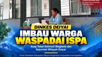 (Asap Tebal Selimuti Deiyai, Dinkes Imbau Warga Waspadai ISPA)