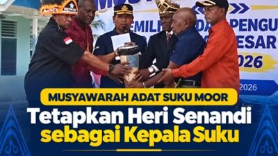 (Musyawarah Adat Suku Moor Tetapkan Heri Senandi sebagai Kepala Suku)