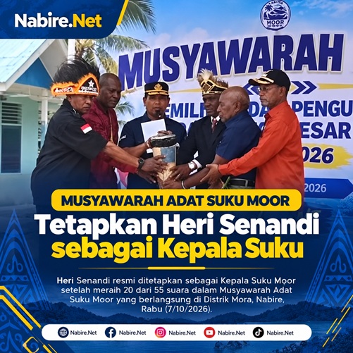(Musyawarah Adat Suku Moor Tetapkan Heri Senandi sebagai Kepala Suku)