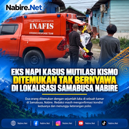 (Eks Napi Kasus Mutilasi Kismo Ditemukan Tak Bernyawa di Lokalisasi Samabusa Nabire)