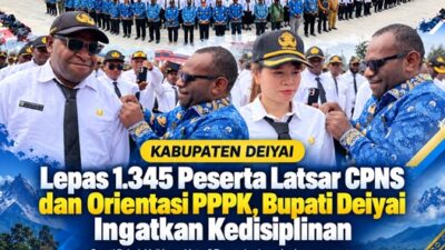 (Lepas 1.345 Peserta Latsar CPNS dan Orientasi PPPK, Bupati Deiyai Ingatkan Kedisiplinan)