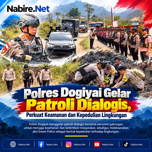 (Polres Dogiyai Gelar Patroli Dialogis, Perkuat Keamanan dan Kepedulian Lingkungan)