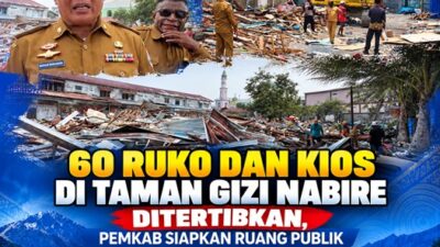 (60 Ruko dan Kios di Taman Gizi Nabire Ditertibkan, Pemkab Siapkan Ruang Publik)