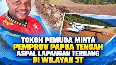 (Tokoh Pemuda Minta Pemprov Papua Tengah Aspal Lapangan Terbang di Wilayah 3T)