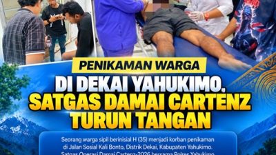 (Penikaman Warga di Dekai Yahukimo, Satgas Damai Cartenz Turun Tangan)