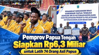 (Pemprov Papua Tengah Siapkan Rp6,3 Miliar untuk Latih 74 Orang Asli Papua)