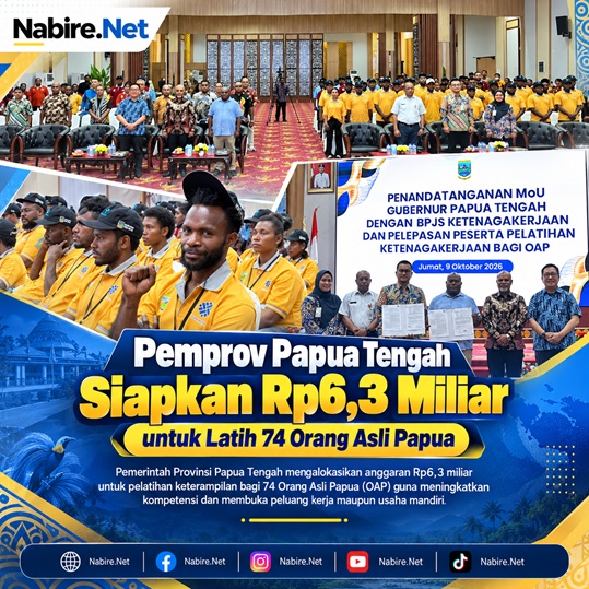 (Pemprov Papua Tengah Siapkan Rp6,3 Miliar untuk Latih 74 Orang Asli Papua)