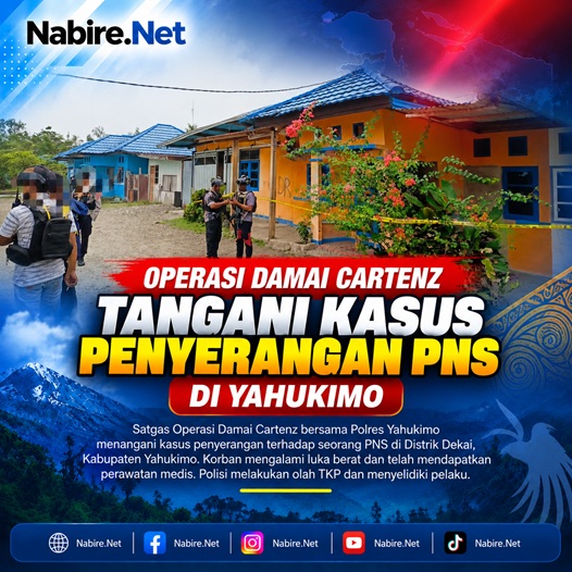 (Operasi Damai Cartenz Tangani Kasus Penyerangan PNS di Yahukimo)